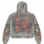 Vale Forever Nostalgia Zip Up Hoodie Cream