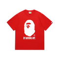 BAPE Red Head Logo Graphic T-Shirt