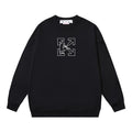 Off-White Outline Arrow Graphic Sweatshirt Black