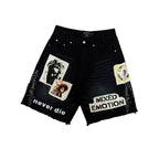 Black “Chaos” Carpenter Shorts