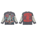 ROUGHPLAY Vintage Washed Graphic Oversized Long Sleeve T-Shirt