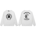 BAPE Chrome Hearts Style Graphic Crewneck Sweatshirt