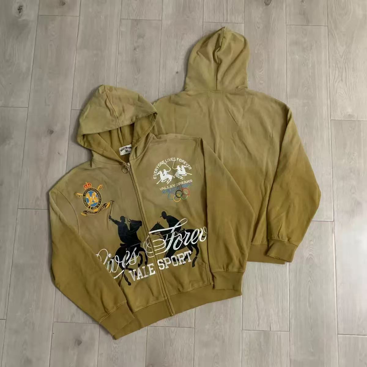 Vale Forever Vanderbilt Zip Up Hoodie Brown