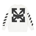 Off-White Arrow Handshake Graphic Sweatshirt White