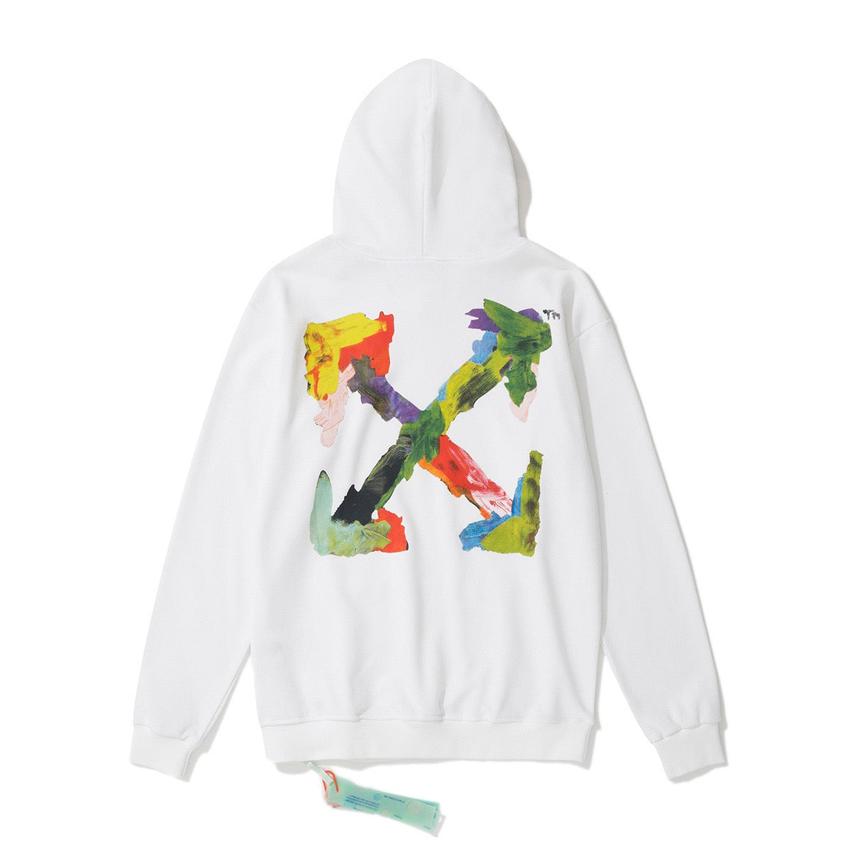 Off-White White Colorful Arrow Hoodie