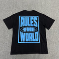 Graphic Print Black Oversized T-Shirt Streetwear Casual Short Sleeve Tee