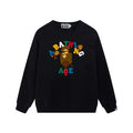 BAPE Colorful Ape Graphic Crewneck Sweatshirt Black