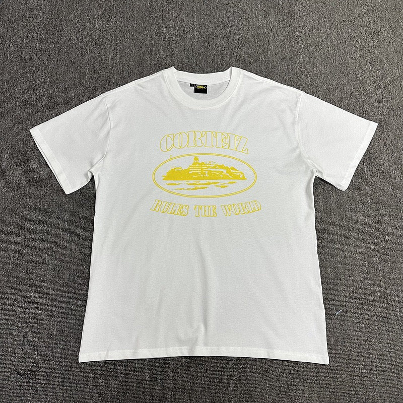 Vintage Graphic Print Short Sleeve T-Shirt Casual Streetwear Cotton Tee