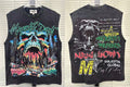 Majestik Skull Graphic Sleeveless T-Shirt