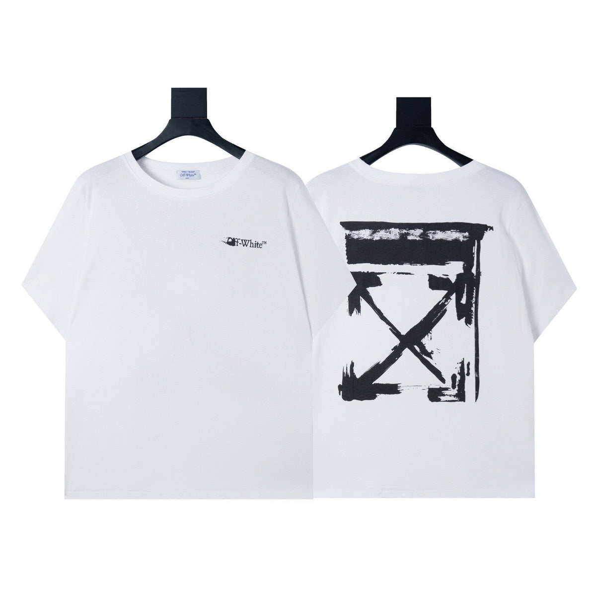 Off-White Brush Arrow Cotton T-Shirt