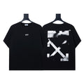 Off-White Arrow Graphic Cotton T-Shirt Black