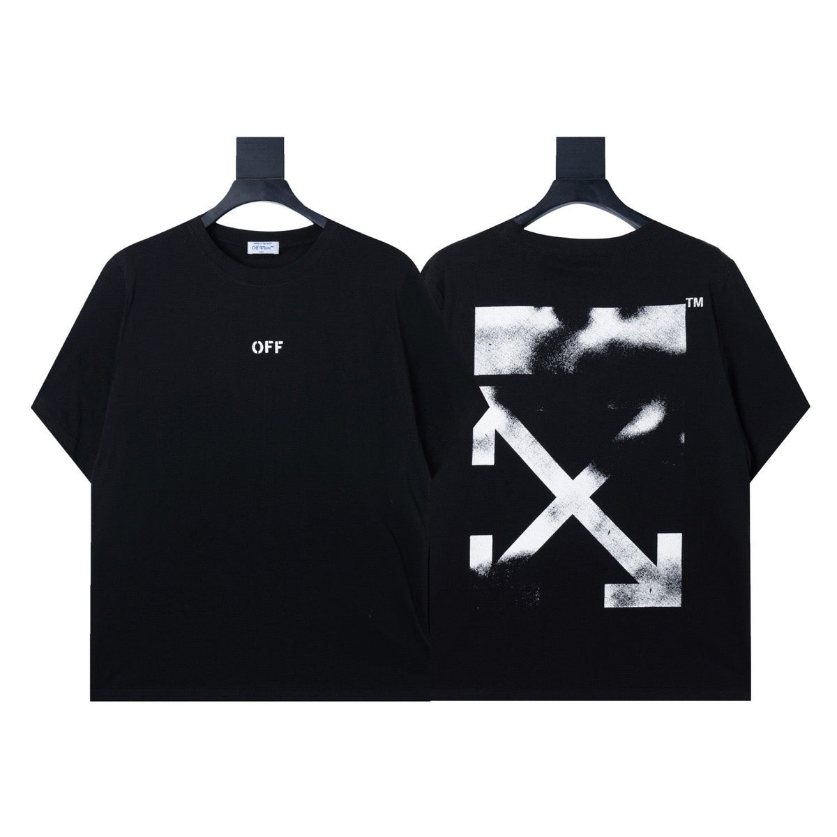 Off-White Arrow Graphic Cotton T-Shirt Black