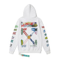 Off-White Colorful Graphic Arrow Hoodie White