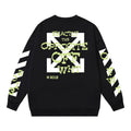 Off-White Opposite Graphic Sweatshirt Black