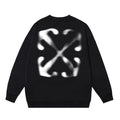 Off-White Blurred Arrow Graphic Sweatshirt Black