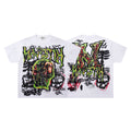 MAJESTIK Graffiti Skull Graphic Streetwear T-Shirt