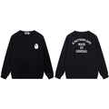 BAPE White Ape Head Logo Back Print Crewneck Sweatshirt