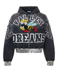 Vale Forever Anthem Zip Up Hoodie Black