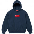 Supreme Box Logo Hooded Sweatshirt - Navy Blue