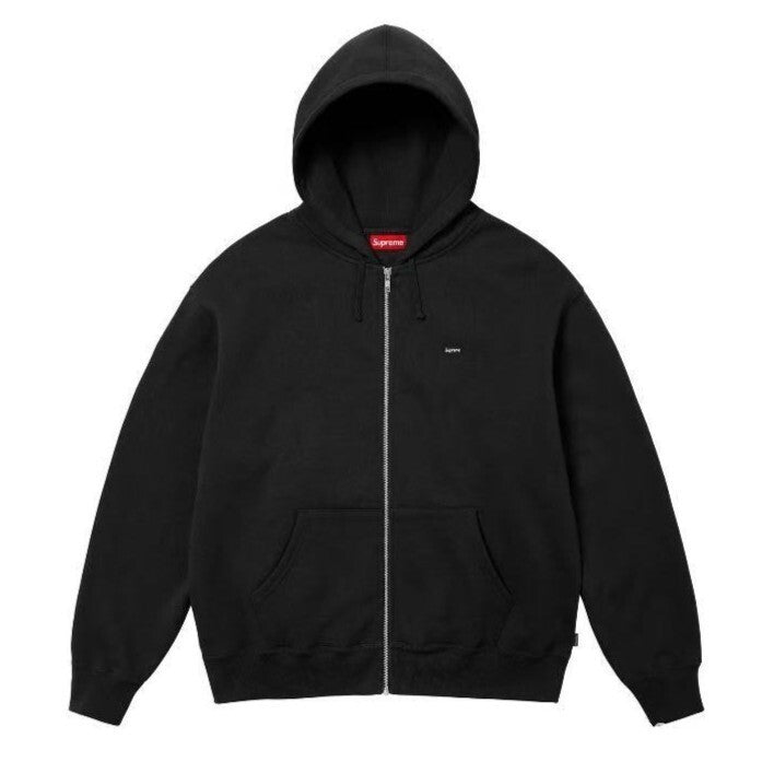 Supreme Small Box Zip Up Hooded Sweatshirt - Black