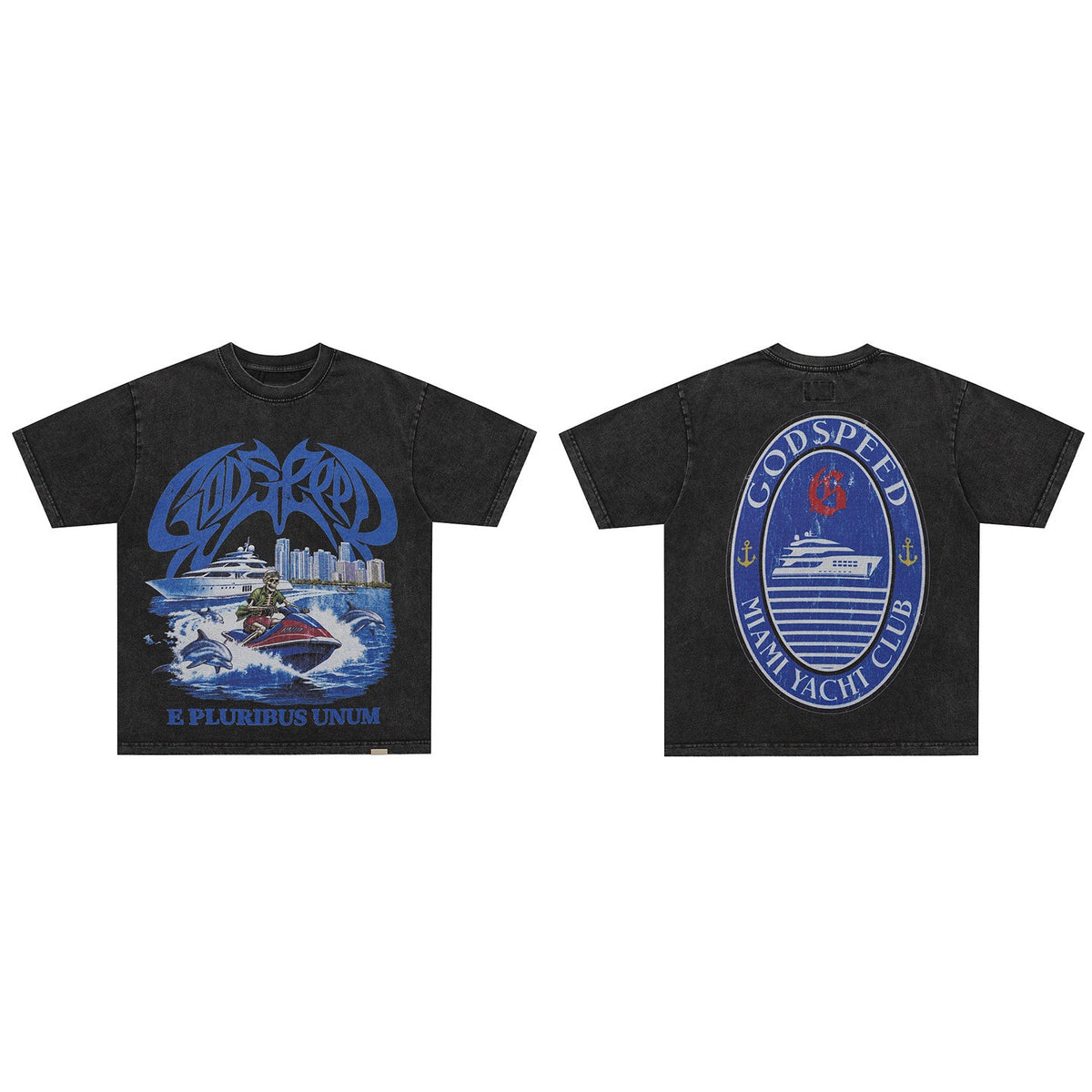 GodSpeed Miami Yacht Club Washed T-Shirt