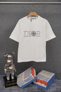 STONE ISLAND DIOR Outline Compass Logo T-Shirt White