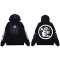 HELLSTAR Flame Logo Black Hoodie