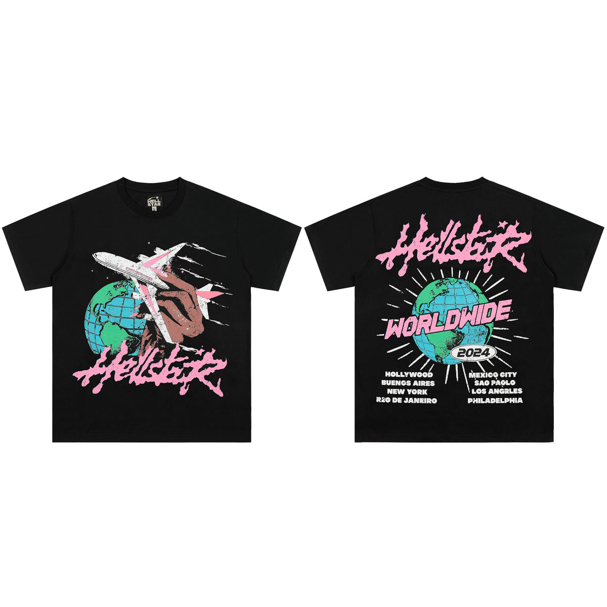HELLSTAR Worldwide 2024 Graphic T-Shirt