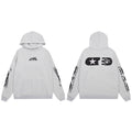 HELLSTAR Star Flame Grey Hoodie