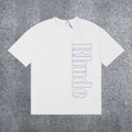 RHUDE Vertical Logo T-Shirt – White