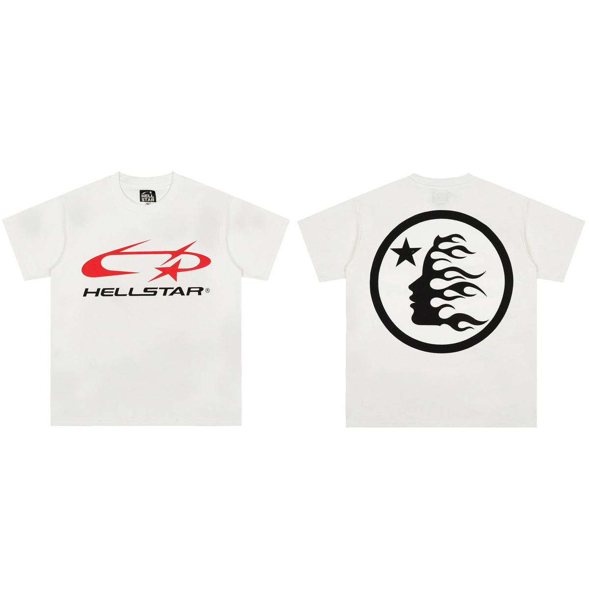HELLSTAR Icon Logo T-Shirt – White