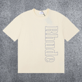 RHUDE Vertical Logo Shirt – Cream