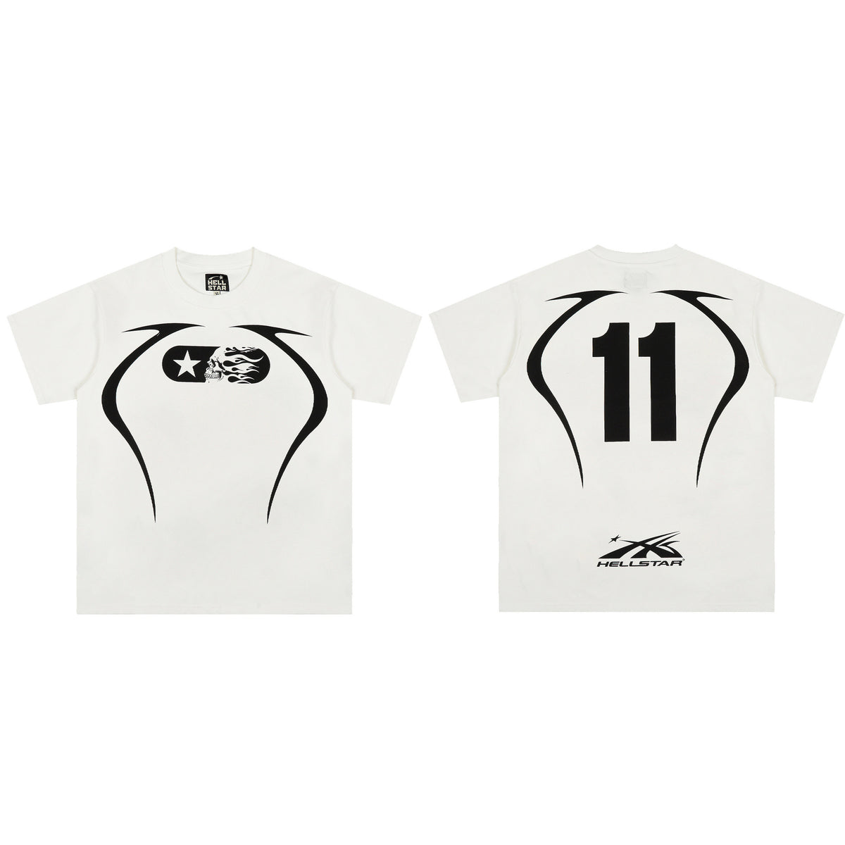 HELLSTAR 11 Graphic T-Shirt – White