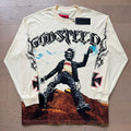 GodSpeed Skull Rock Graphic Long Sleeve T-Shirt