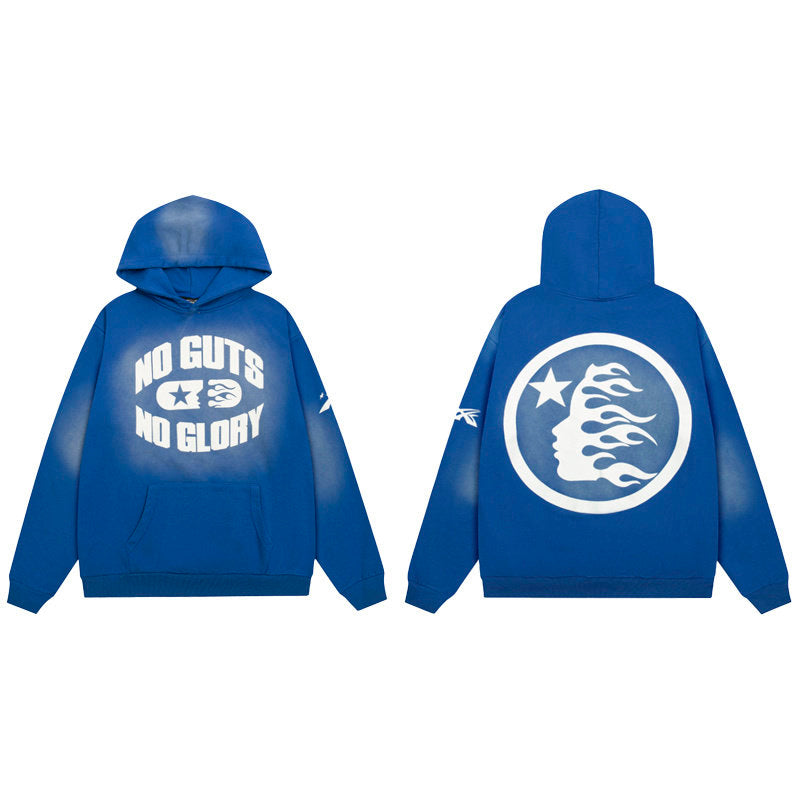 HELLSTAR No Guts No Glory Blue Hoodie