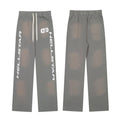 HELLSTAR Grey Logo Print Sweatpants