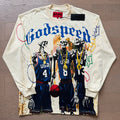 GodSpeed Basketball Skeleton Graphic Long Sleeve T-Shirt