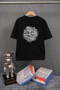 STONE ISLAND Glitch Compass Back Print T-Shirt Black