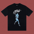 TRAPSTAR Anime Graphic T-Shirt Black Streetwear Tee