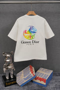 STONE ISLAND Rainbow Compass Back Print T-Shirt White