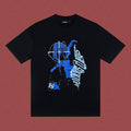 TRAPSTAR Blue Graphic Streetwear T-Shirt