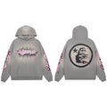 HELLSTAR Flame Graphic Grey Hoodie