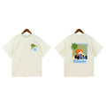 RHUDE Racing Graphic T-Shirt – Cream