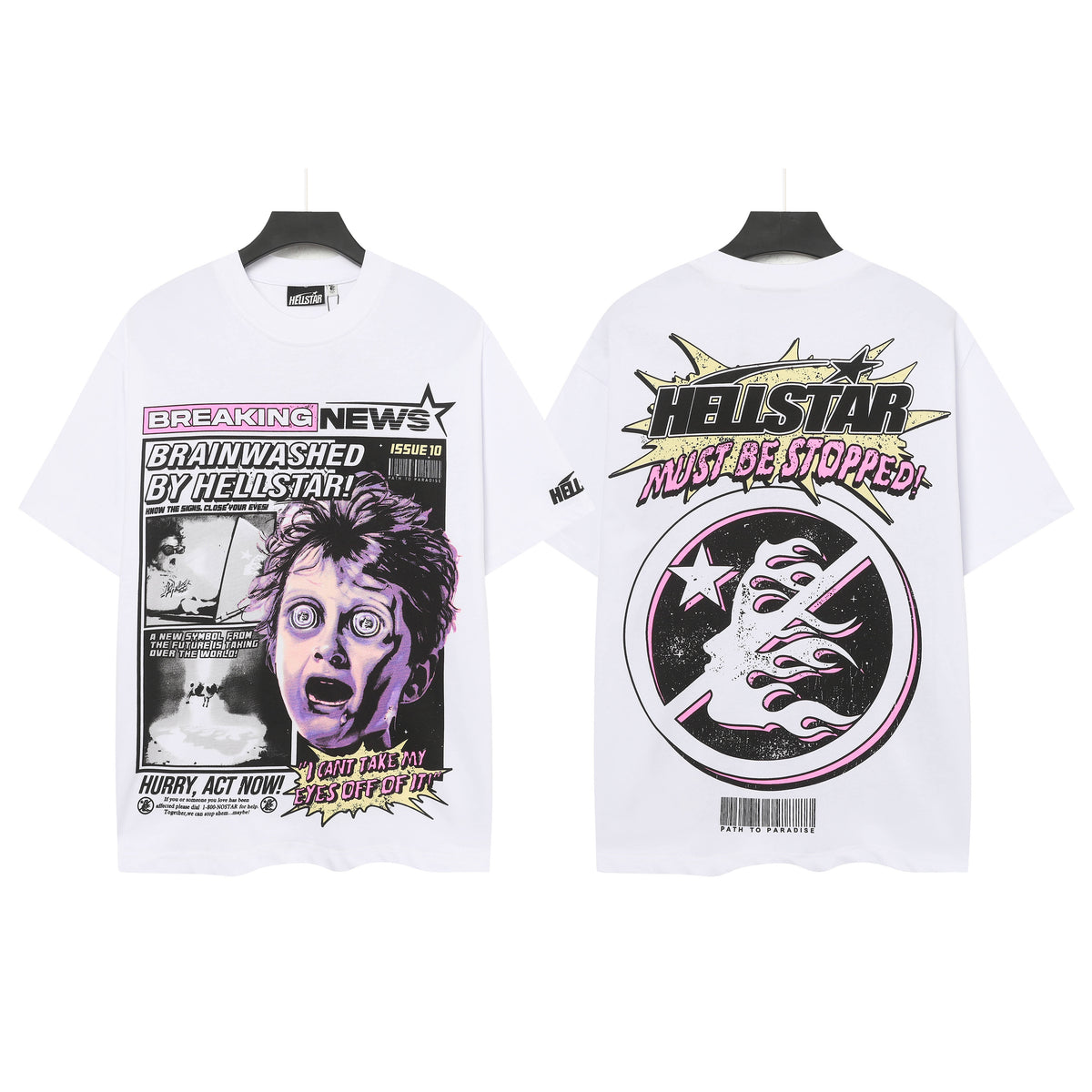 HELLSTAR Breaking News Graphic T-Shirt