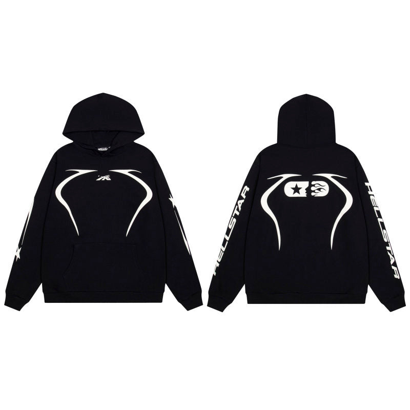 HELLSTAR Arc Graphic Black Hoodie