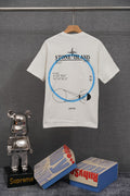 STONE ISLAND Eclipse Diagram Back Print T-Shirt White