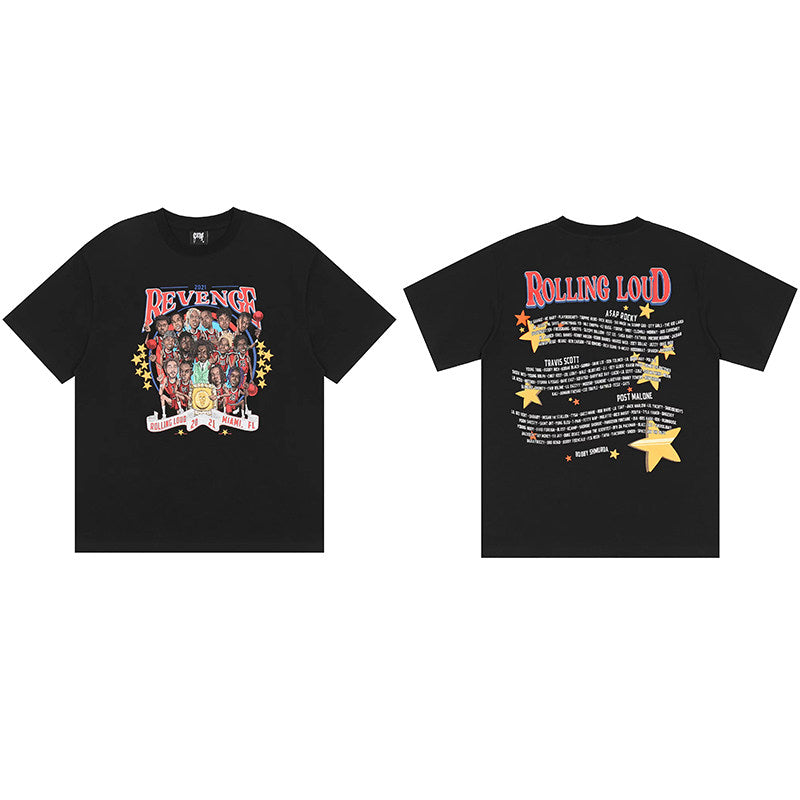 REVENGE Rolling Loud Graphic T-Shirt