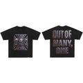 GodSpeed Skull Graphic T-Shirt – Washed Black