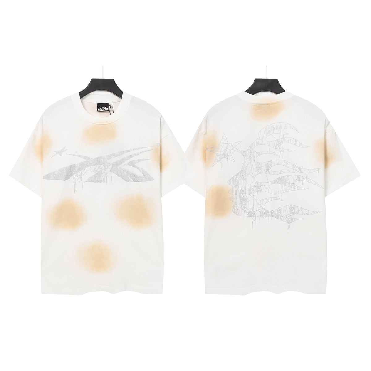 HELLSTAR Path to Paradise Distressed Graphic T-Shirt