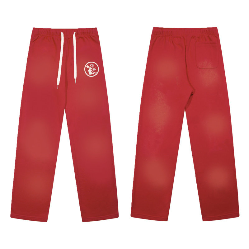 HELLSTAR Logo Red Sweatpants
